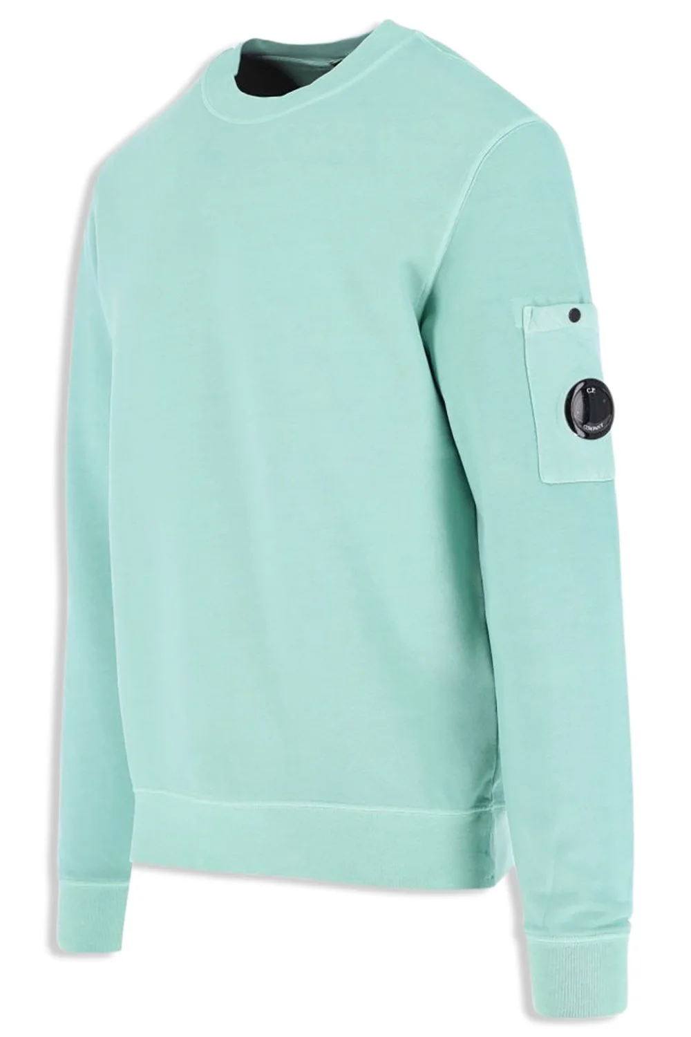 C.P. COMPANY ルーズフィット Men's C.P. Company Mineral Blue Crew Neck Long Sleeve Sweatshirt